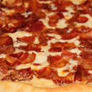 Pizza de Bacon