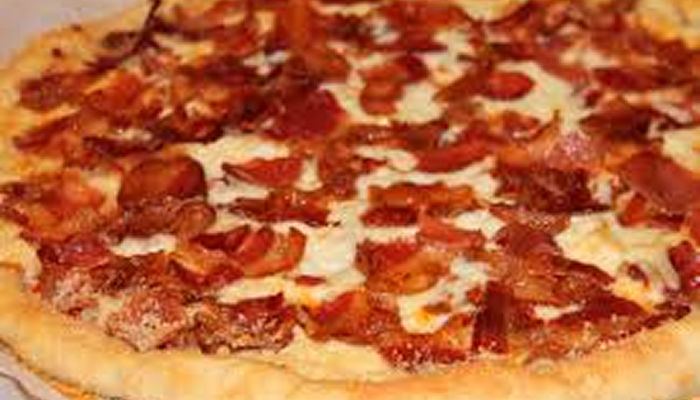 Pizza de Bacon