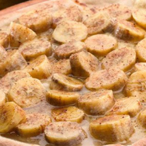 Pizza de Banana com Canela