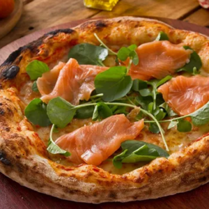 Pizza de Salmão Defumado