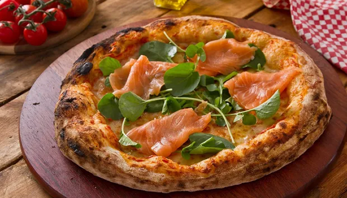 Pizza de Salmão Defumado