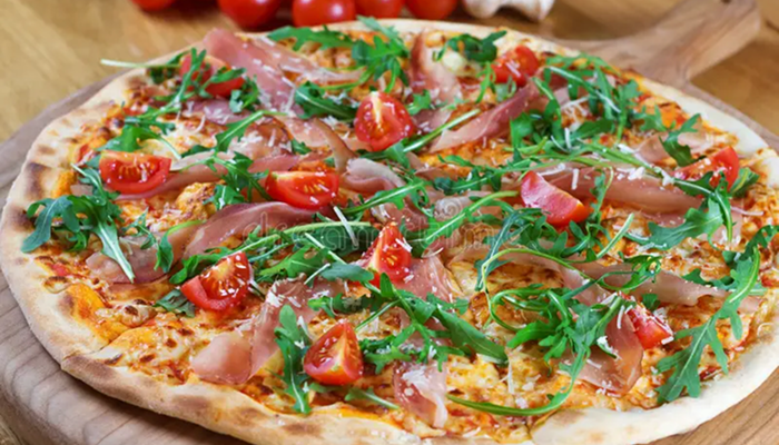 Pizza Parma com Rúcula